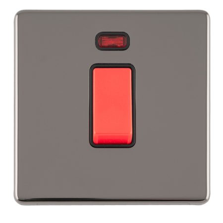 Eurolite ECBN45ASWNSB 1 GANG 45AMP DP SWITCH WITH NEON (LEAD TIME: 2-3 DAYS)