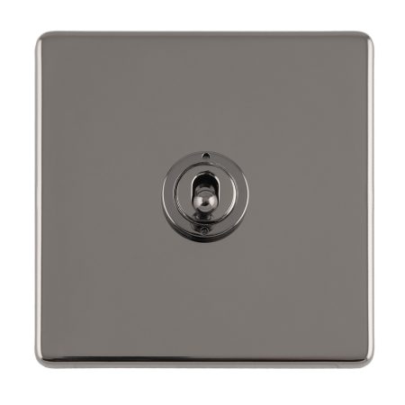 Eurolite ECBNT1SW 1 GANG 10AMP 2WAY TOGGLE SWITCH BLACK NICKEL PLATE (LEAD TIME: 2-3 DAYS)