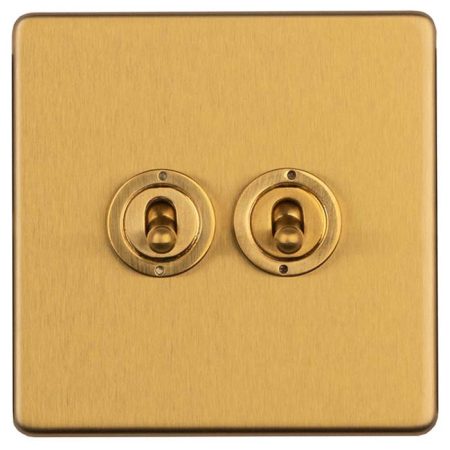 Eurolite ECSBT2SW 2-Gang 2-Way Toggle Switch (LEAD TIME: 2-3 DAYS)