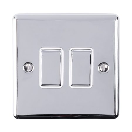Eurolite EN2SWPCW 2-Gang Switch (LEAD TIME: 2-3 DAYS)