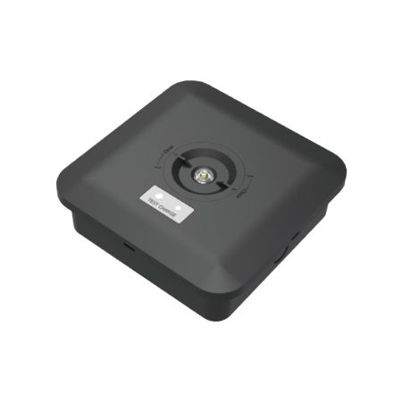 CQR ES/2/NM/BK/865 Escape Surface EM Downlight c/w 2 lens, IP65, Black (LEAD TIME: 2-3 DAYS)
