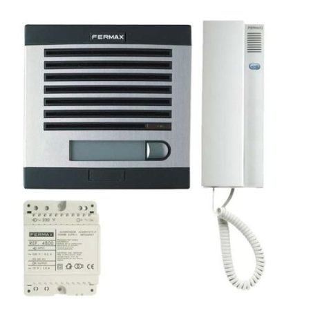 Fermax 6201 1-Way CITYMAX Audio Kit w/WH Tel (4+N) (LEAD TIME: 3-15 DAYS)
