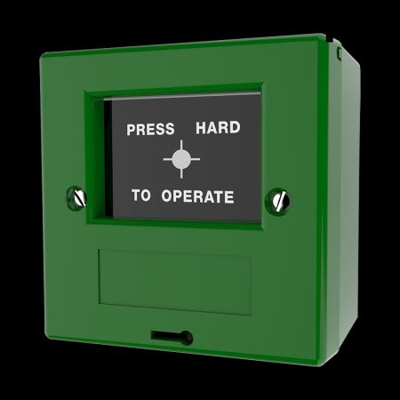 CQR FP2/GR/DP/LU FP2 Manual Call Point Double Pole - Green - London Underground (LEAD TIME: 2-3 DAYS)