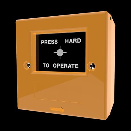 CQR FP2/YL/UNP FP2 Manual Call Point Single Pole - Yellow - (Unprinted) (LEAD TIME: 2-3 DAYS)