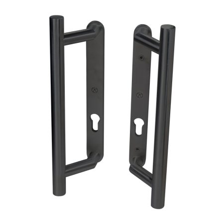 Coastal Group KM910B BLU Patio Sliding Door Handles Back To Back Euro Cut-Out (LEAD TIME: 2-3 DAYS)