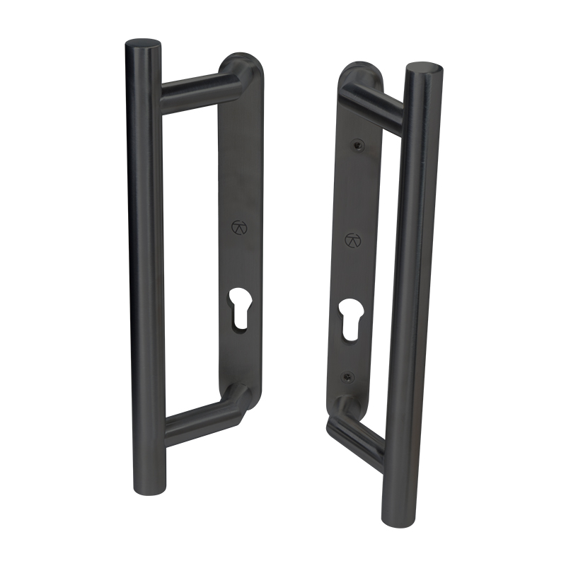 Coastal Group KM910B BLU Patio Sliding Door Handles Back To Back Euro Cut-Out (LEAD TIME: 2-3 DAYS)