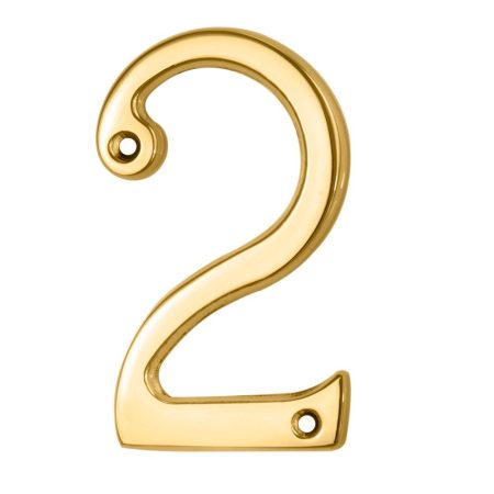 Carlisle Brass N2 Numerals (0-9) Number 2 (LEAD TIME: 2-3 DAYS)