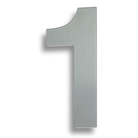 Eurospec NUM10171SSS Stainless Steel 7" Numerals (0-9) (Number 1) (LEAD TIME: 2-3 DAYS)