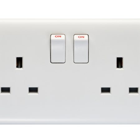 Eurolite PL4100 2-Gang Switched Socket Double Poled (LEAD TIME: 2-3 DAYS)