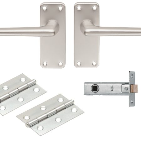 EuroSpec SAA22/INTB Aluminium Lever Latch Door Pack (LEAD TIME: 2-3 DAYS)