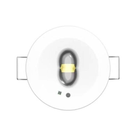 CQR SP/1/ST/WH/865 SELF TEST - Spot LED Emergency Downlight, c/w open area & corridor lens (LEAD TIME: 2-3 DAYS)