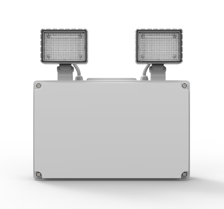 CQR TS/4/NM/WH/865 WHITE - Emergency LED Twin Spot, 2x250lm, IP65 (LEAD TIME: 2-3 DAYS)