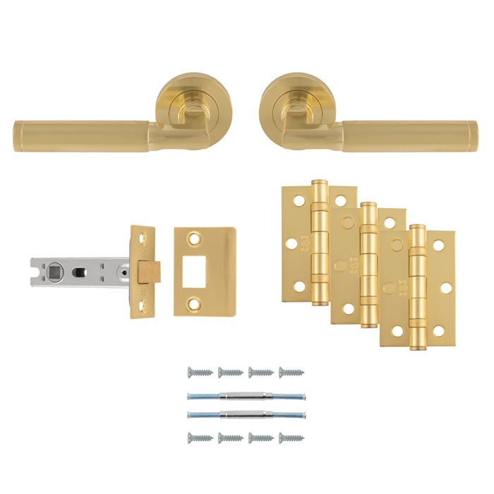 Carlisle Brass UDP006SB/INTB Belas Latch Pack Ultimate Door Pack (LEAD TIME: 2-3 DAYS)
