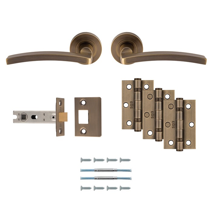 Carlisle Brass UDP009AB/INTB Tavira Latch Pack Ultimate Door Pack (LEAD TIME: 2-3 DAYS)